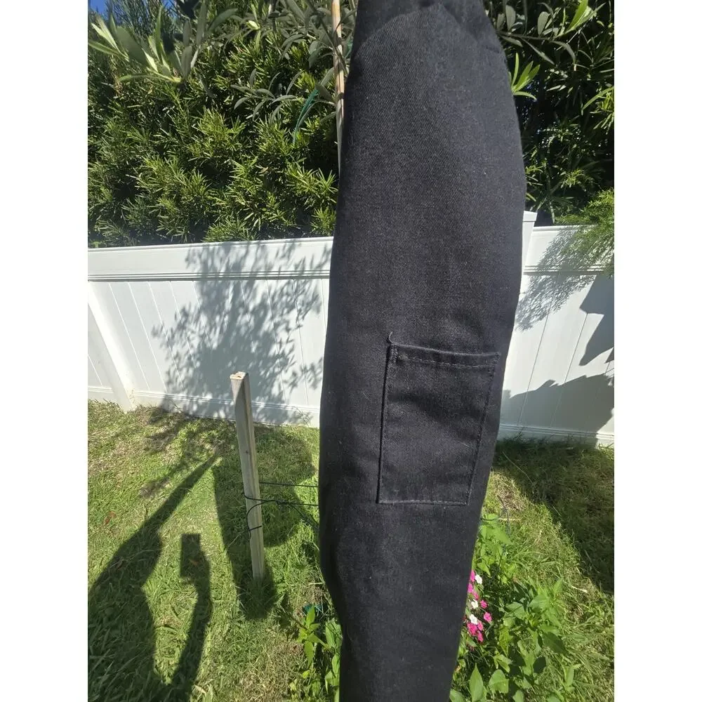 Dickies Mechanics Jacket Mens XL Black Quilted Lined Canvas Coat workwear skate